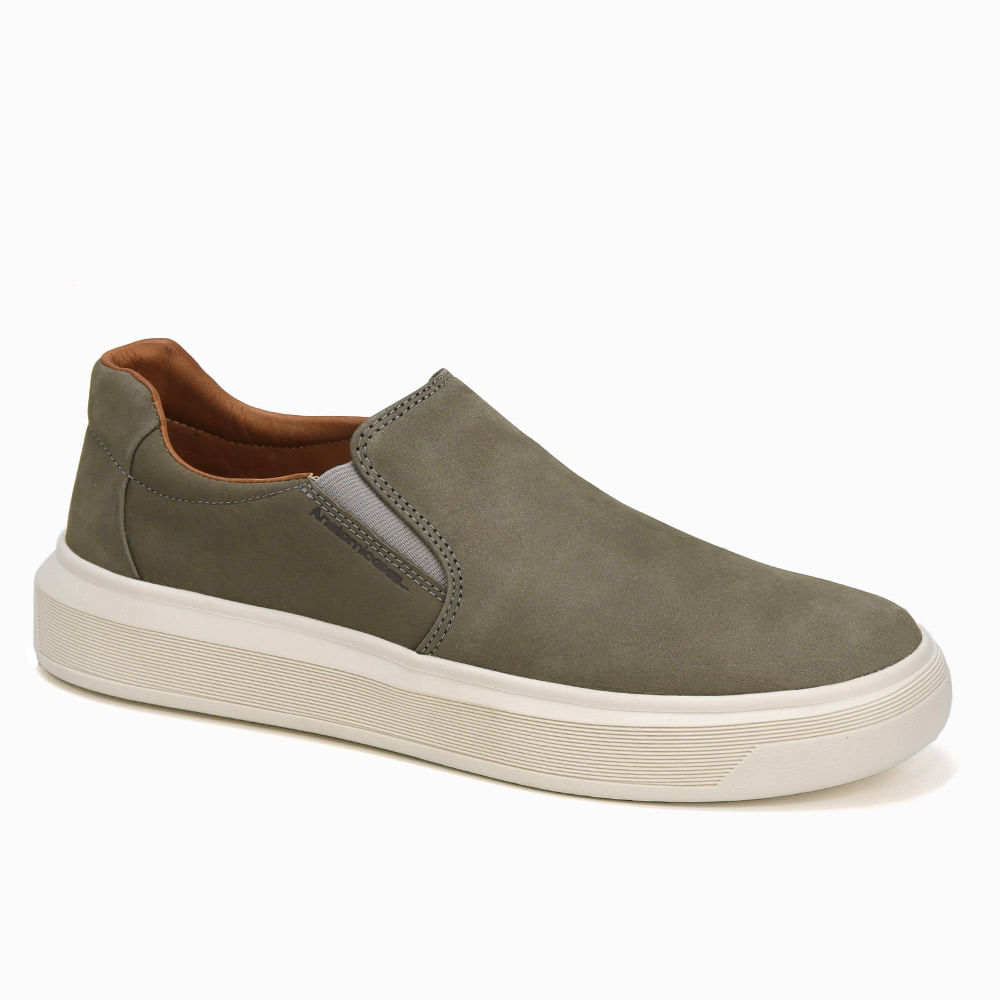 Tênis Slip On 2112 Nobuck Marinho Anatomic Gel